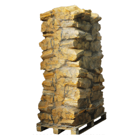 88 Netze kammergetrocknetes gespalten Esche Brennholz 25cm