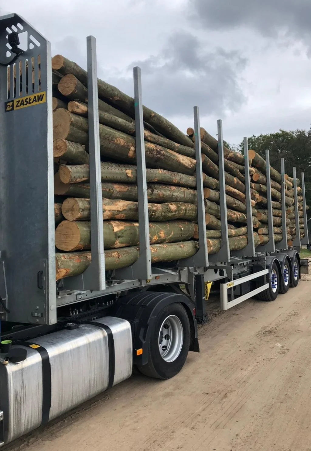 Nadelholzstammholz (gemischt) – 1 LKW-Ladung (50 rm) – PEFC